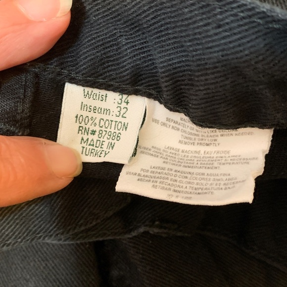 Basic Equipment Men's Black jeans size 34/32 - Picture 4 of 4